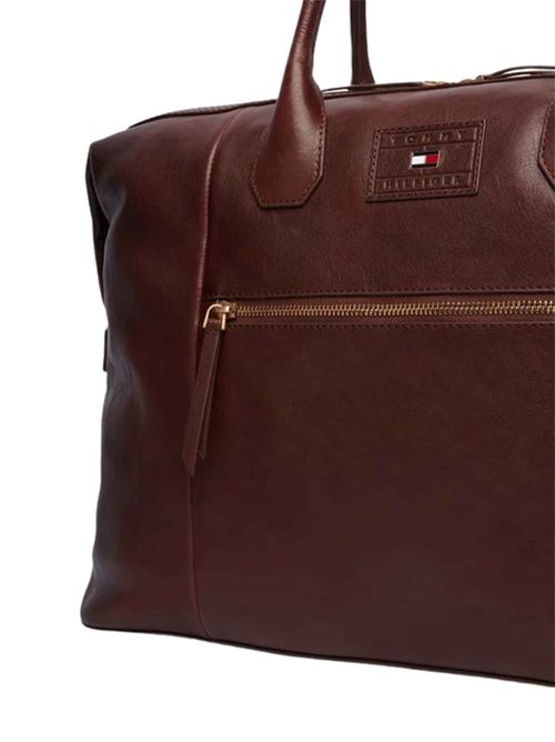 Borsa da viaggio morbida in pelle Tommy Hilfiger | AM0AM147450HE